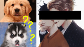 [Painting] Humanized dogs
