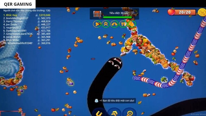 Rắn săn mồi, Game rắn top 1 kịch kính và vui nhộn - ZonZin TV #287 9