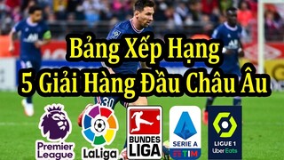 Tổng Hợp Kết Quả & Bảng Xếp Hạng Ngoại Hạng Anh Và Các Giải Đấu Hàng Đầu Châu Âu