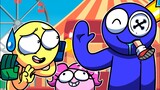 Player & Blue! - Rainbow Friends & Poppy Playtime Animation