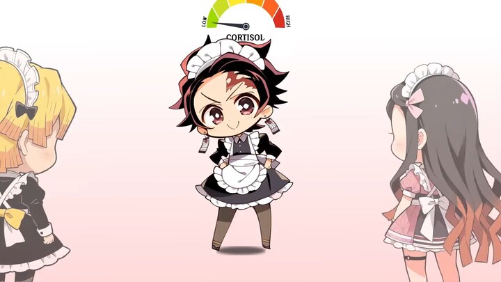Kimetsu no Yaiba super imut, kadar kortisol rendah