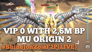 VIP 0 WITH 2,6M BP HOW TO ACHIEVE? MU ORIGIN 2
