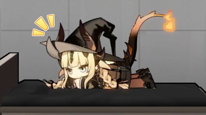 Sleeping on your stomach~ All sorts of weird poses with the new skin - The Grin Valley episode
