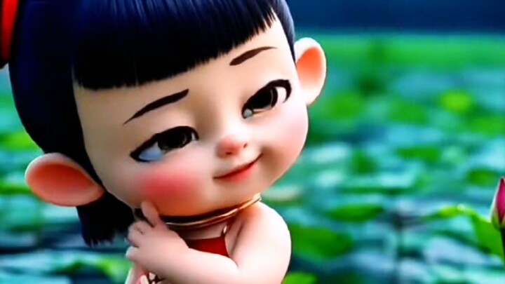 Is little Nezha cute?