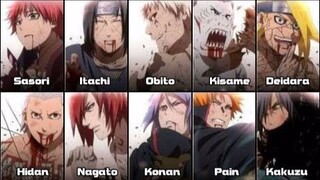 [Naruto] Cilps where all members of Akatsuki died