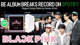 BTS BE Album Breaks All Record on Spotify of All Time | KPop Ranking