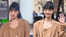 (G)I-DLE 230307 Minnie diundang oleh miumiu dan foto terkait Paris Fashion Week