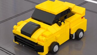 Tác phẩm của JoshuaC, một phiên bản khối xây dựng nhỏ của Bumblebee