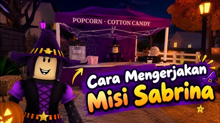 Cara Mengerjakan Misi Sabrina Halloween Bloxburg
