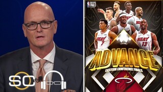 ESPN SC | Scott Van Pelt reacts to Heat beat 76ers 99-90 in Game 6 to advance to East finals