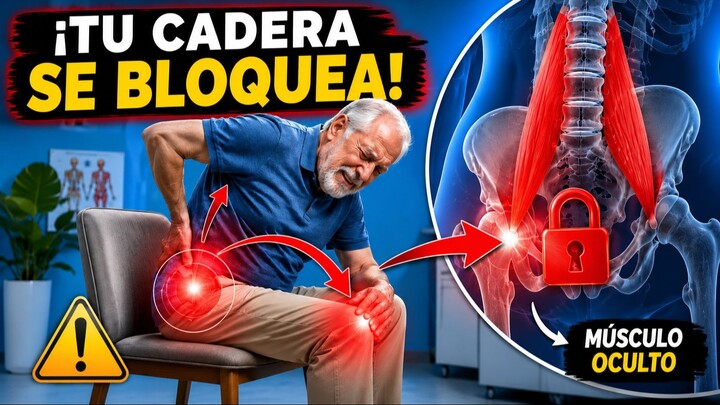 TU CADERA SE BLOQUEA! El "Músculo Oculto" que causa dolor de espalda y rodilla después de los 60