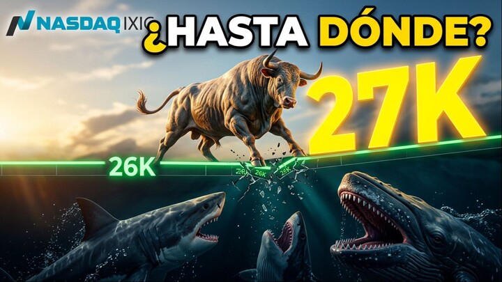 NASDAQ IXIC: ¿Entrar en Long o Short en este rebote de 26K?