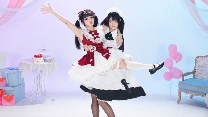 The cutest height difference! Dancing with my daughter~PINK STICK LOVE