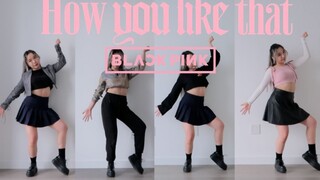 【苏娜】BLACKPINK《how you like that 》全曲翻跳 | 一人成团 踩点换装 炫酷特效 | 超还原翻跳 粉墨最新回归曲lisajennie