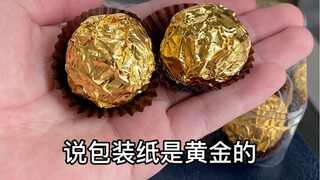 Apakah bungkus coklat benar-benar terbuat dari emas?