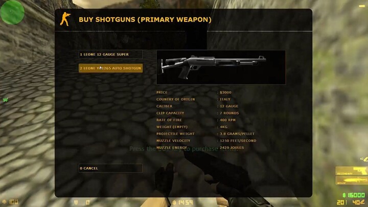 Counter-Strike 1.6 - de_piranesi - Terrorist Forces - Guerilla Warfare - Shotguns