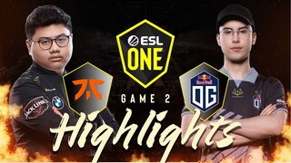 Game 2: Fnatic vs OG | ESL One Stockholm | May 21, 2022