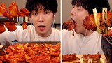 SIO eating broadcast 4 types of spicy fried chicken Korean dishes