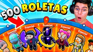 COMPREI x500 ROLETAS das NOVAS SKINS ESPECIAIS do STUMBLE GUYS!!