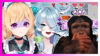 Finana Goes Monke Mode in LazuLight Off collab [Nijisanji EN Vtuber Clip]