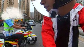 Membuatku terkejut, kupikir mereka akan memeriksaku #Suzukiuy125 #sepedamotor #cintasepedamotorcinta