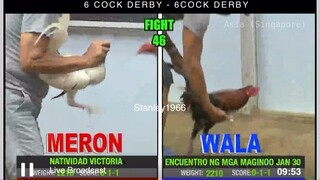 White ulit ng StanSid Sa 6-cock derby Sa San Pedro