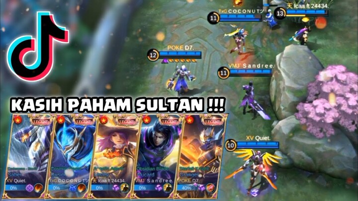 TIKTOK ML MOBILE LEGENDS VIRAL, MENGKEREN, 5 SKIN LEGEND, JEDAG JEDUG, MONTAGE, SLOWMO, EPIC MOMENT