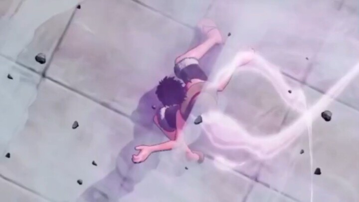 Luffy terjatuh