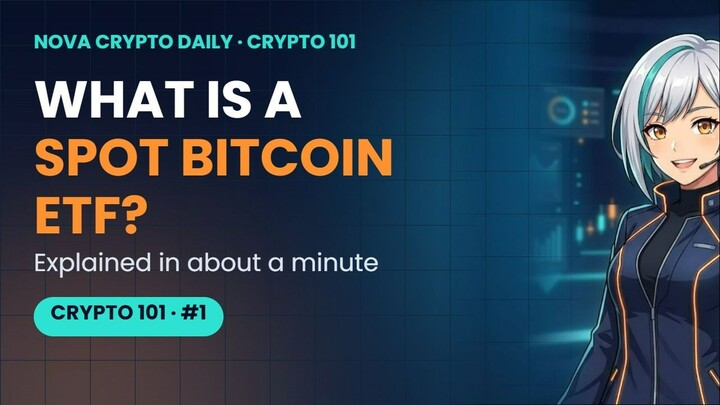 What Is a Spot Bitcoin ETF? Explained in About a Minute | Crypto 101