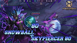KETIKA LU PAKE KARINA UDAH SNOWBALL + SKYPIERCER STCK 80, AUTO SEKALI TUSUK🗿- MLBB