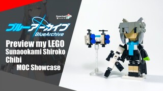 Preview my LEGO Blue Archive Sunaookami Shiroko Chibi | Somchai Ud