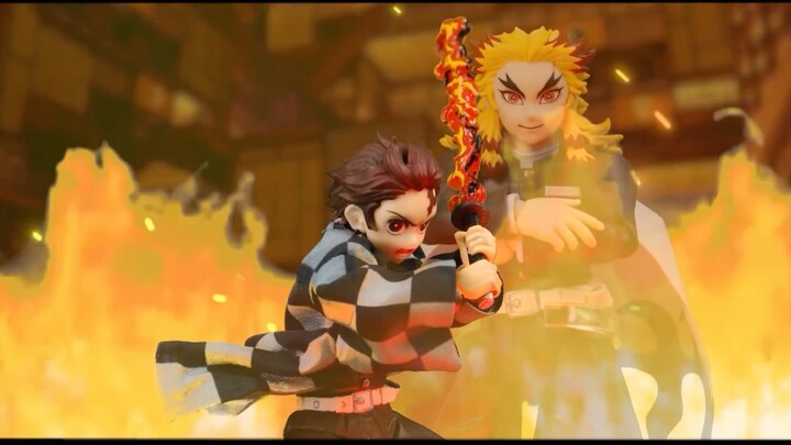 [แอนิเมชันแบบหยุดภาพ] ฉบับโรงภาพยนตร์ ดาบพิฆาตอสูร ภาคปราสาทแห่งความไร้ขอบเขต ทันจิโร่ กับ อิกุโระ ป