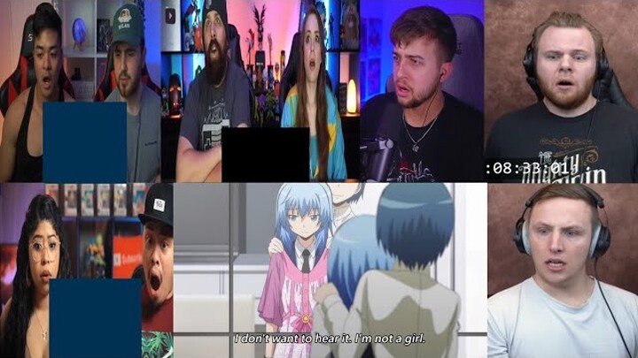 ASSASSINATION CLASSROOM EPISODE 2x9 REACTION MASHUP!!