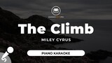 The Climb - Miley Cyrus (Piano Karaoke)