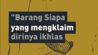 CIRI-CIRI ORANG SHALIH ADALAH NGGAK MERASA SHALIH