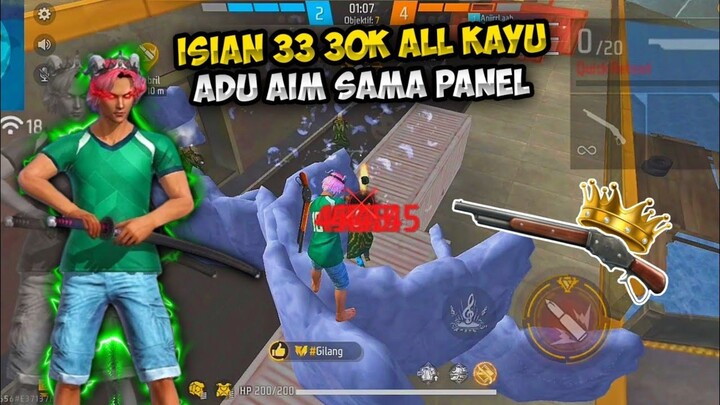 ISIAN 3 VS 3 30K ALL KAYU LAWAN NYA NGERI!! GARENA FREEFIRE