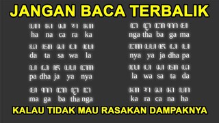 SUDAH DIANGGAP SAMPAH !! Aksara Hanacaraka Jika Dibaca Terbalik Bisa Berdampak Besar