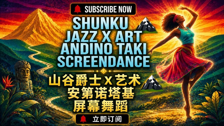 向因巴布拉火山致敬 🏔️💚/ SHUNKU 🏔️ | Runa Jazz x Andean Art | Taki Screendance