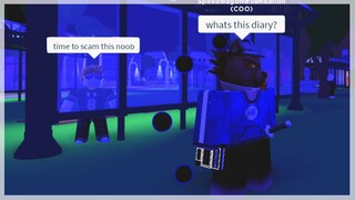 A Universal Time - CATCHING SCAMMERS AS NOOB WITH CELEBRATION DIARY | Roblox |