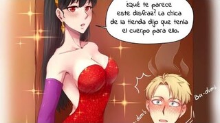 Spy X Family (Loid X Yor) NOCHE DE SORPRESAS (Mini Cómic Spa) 🔥💓😂🥜