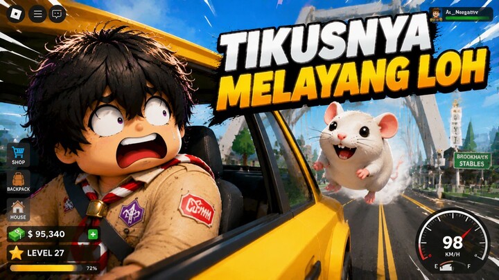 Tikus Melayang di Belakang Mobil?! Roleplay Roblox Kocak