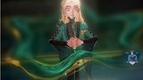 Green fire dragon/blonde hair/shallow eyes/green wand, the May wand is tailor-made for the green dra