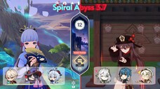 Mencoba Hal Baru di Spiral Abyss⁉️ Ayaka & Hu Tao Burgeon | Genshin Impact