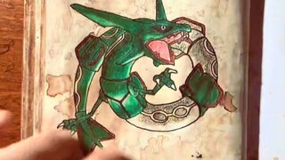 冒险家记录着旅途中所见的神奇生物