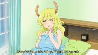 el punto débil de Lucoa | Lucoa momentos divertidos | Kobayashi maid Dragon S Episode 06