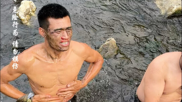 Chinese Bear Grylls' Wilderness Replenishing Soup, sizzling with motor oil