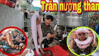 Thịt Trăn Nướng Than Món Ngon Của Team Săn Bắt Ẩm Thực Vùng | Đại 87