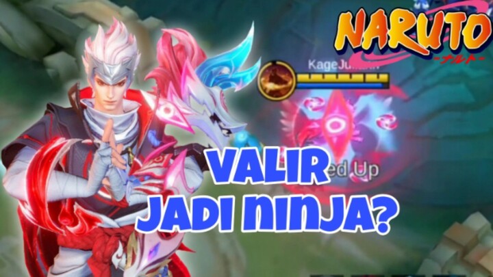 Review Skin Valir Epic Kolaborasi Naruto " Ember Gaze " Valir dari Uchiha gini Broh🔥🔥