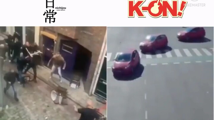 日常最和平的一天 VS 轻音最混乱的一天