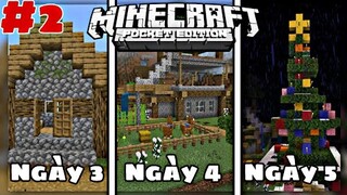 Shidou 7 Ngày Sinh Tồn Trong Minecraft Nhưng Là Minecraft PE | Tóm Tắt Ngày 3,4,5 | Merry Christmas